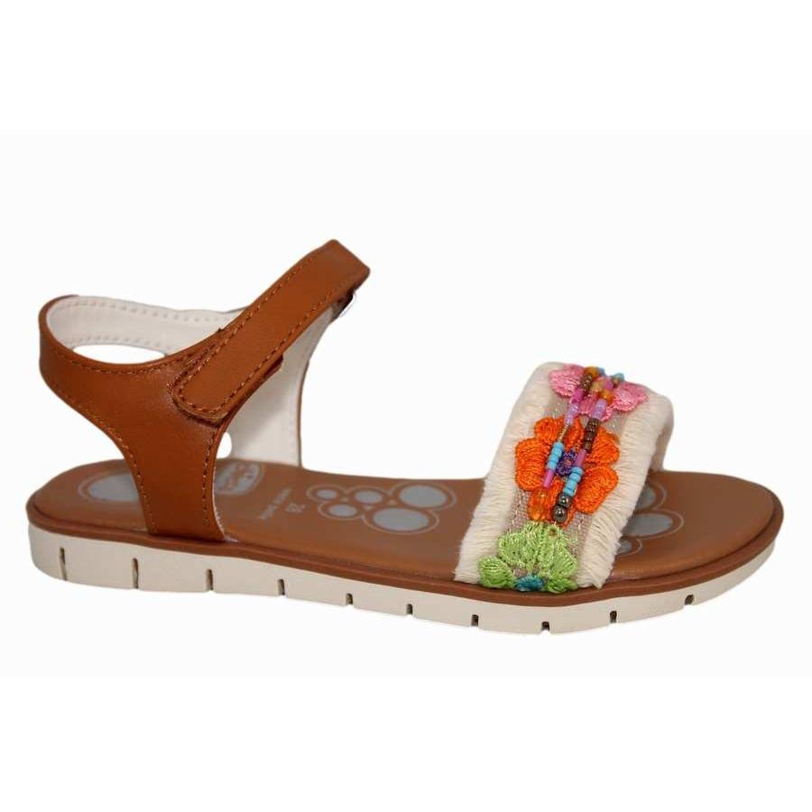 sandalias chicco cayla marrón napa