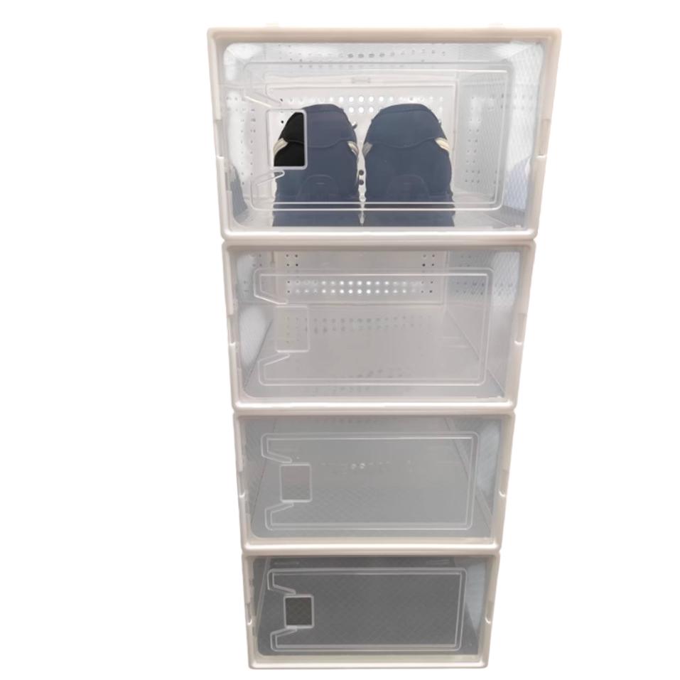 Zapatero plegable para el hogar, caja zapatos ,caja plastico cajone caja de almacenamiento de plástico transparente, organizador de zapatos, Zapatero de almacenamiento para zapatos de baloncesto, tacones altos 2 tamaños