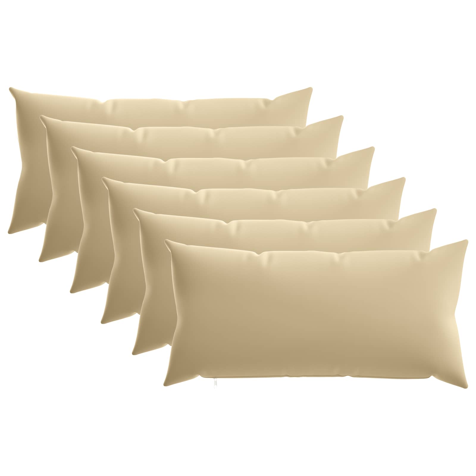 vidaXL Funda de almohada 6 uds. HEERLEN 40 x 70 cm Poliéster Multicolor