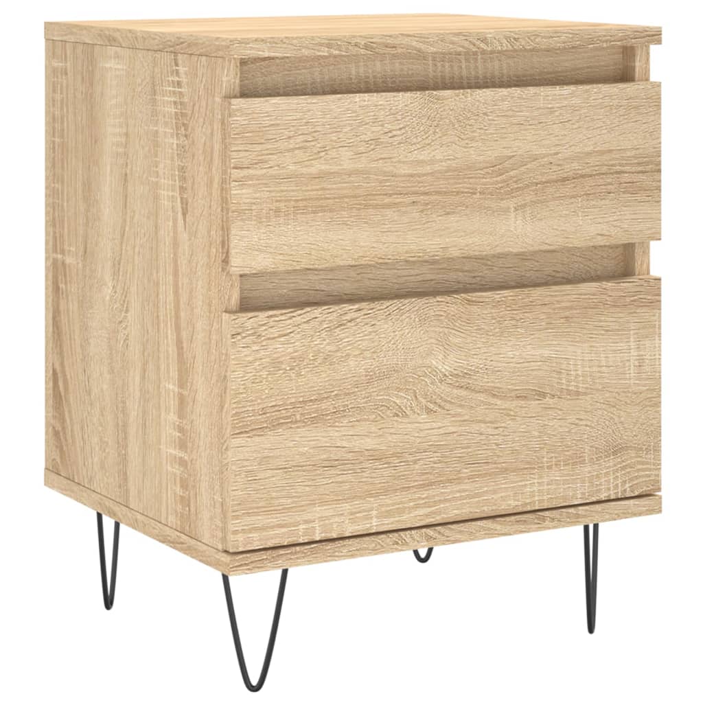 Vidaxl Mesita de Noche Madera de Ingeniería 40x35x50 Cm