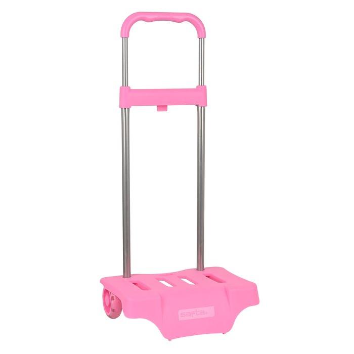 SAFTA  CARRO PORTAMOCHILAS ROSA CLARO 905 ARMAZONES METALICOS