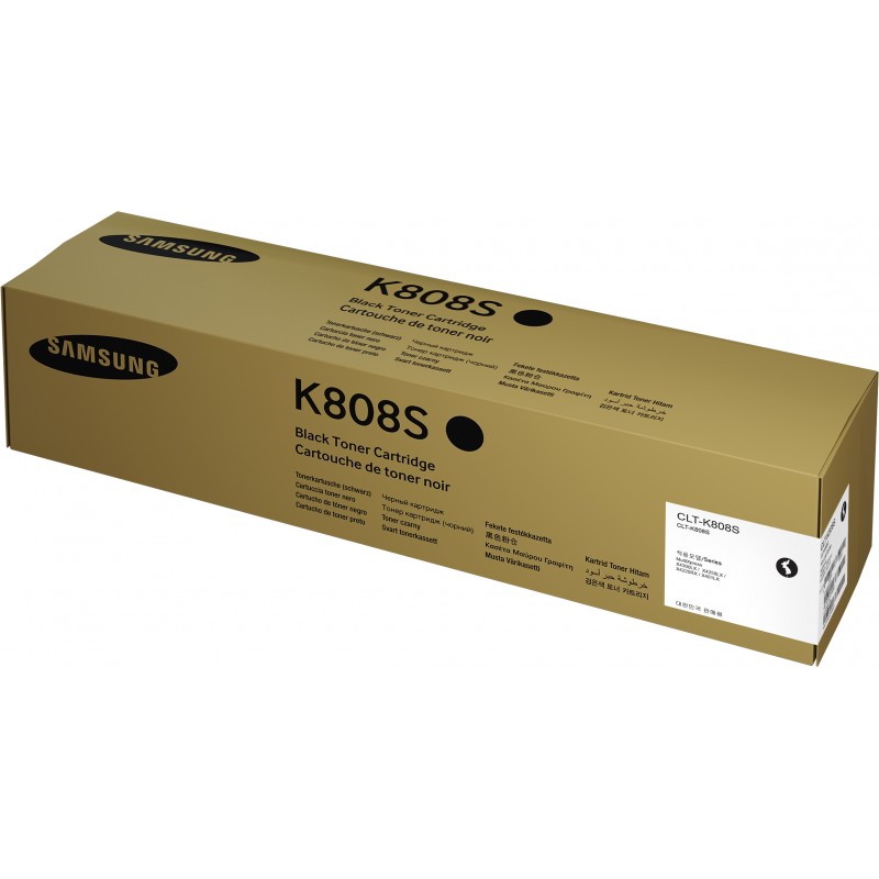 HP - Samsung Cartucho de Tóner Original HP CLT-K808S negro SS600A