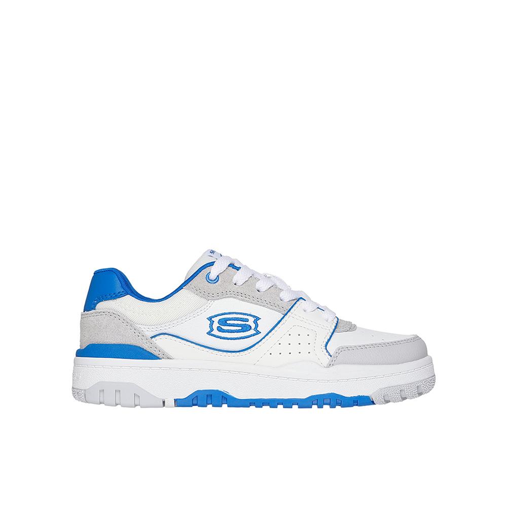 Skechers SKX-228 Zapatillas para niño blancas en sintético y textil 83601