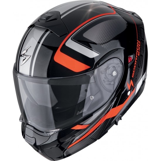 Scorpion Exo-930 EVO Ardens negro metal y rojo PINLOCK INCLUIDO 194-501-244