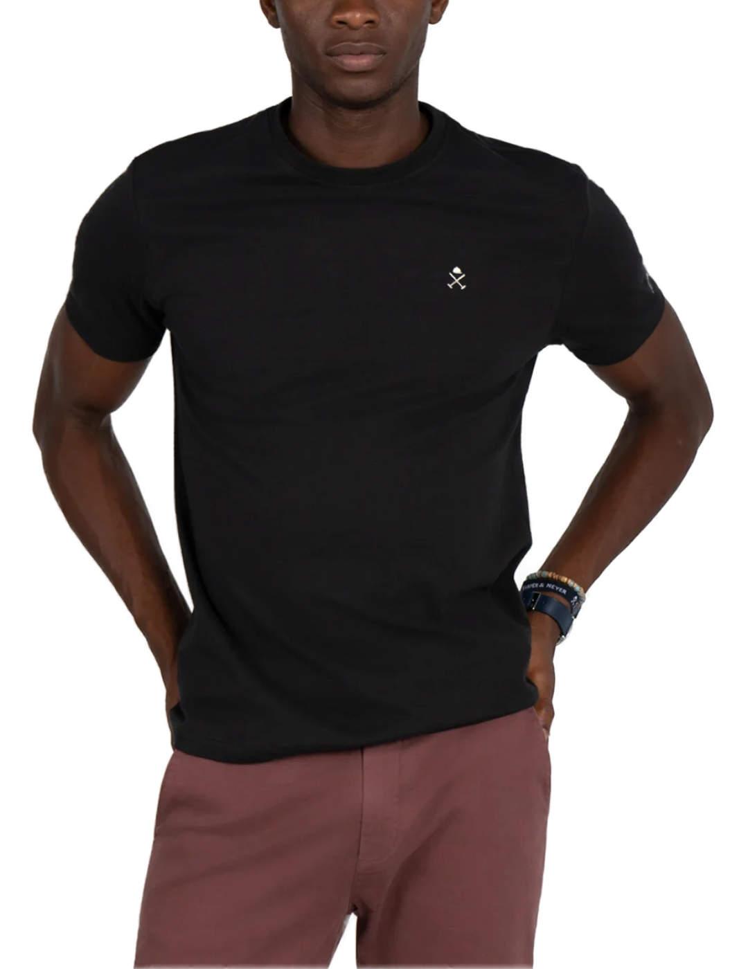 Camiseta Harper&Neyer Winner negra manga corta para hombre