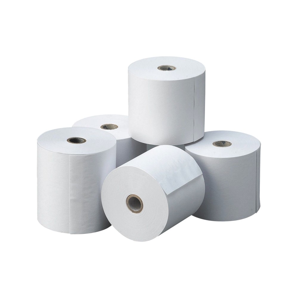 Rollo Papel Térmico 80X80X12 MM Pack 6 Uds sin BPA