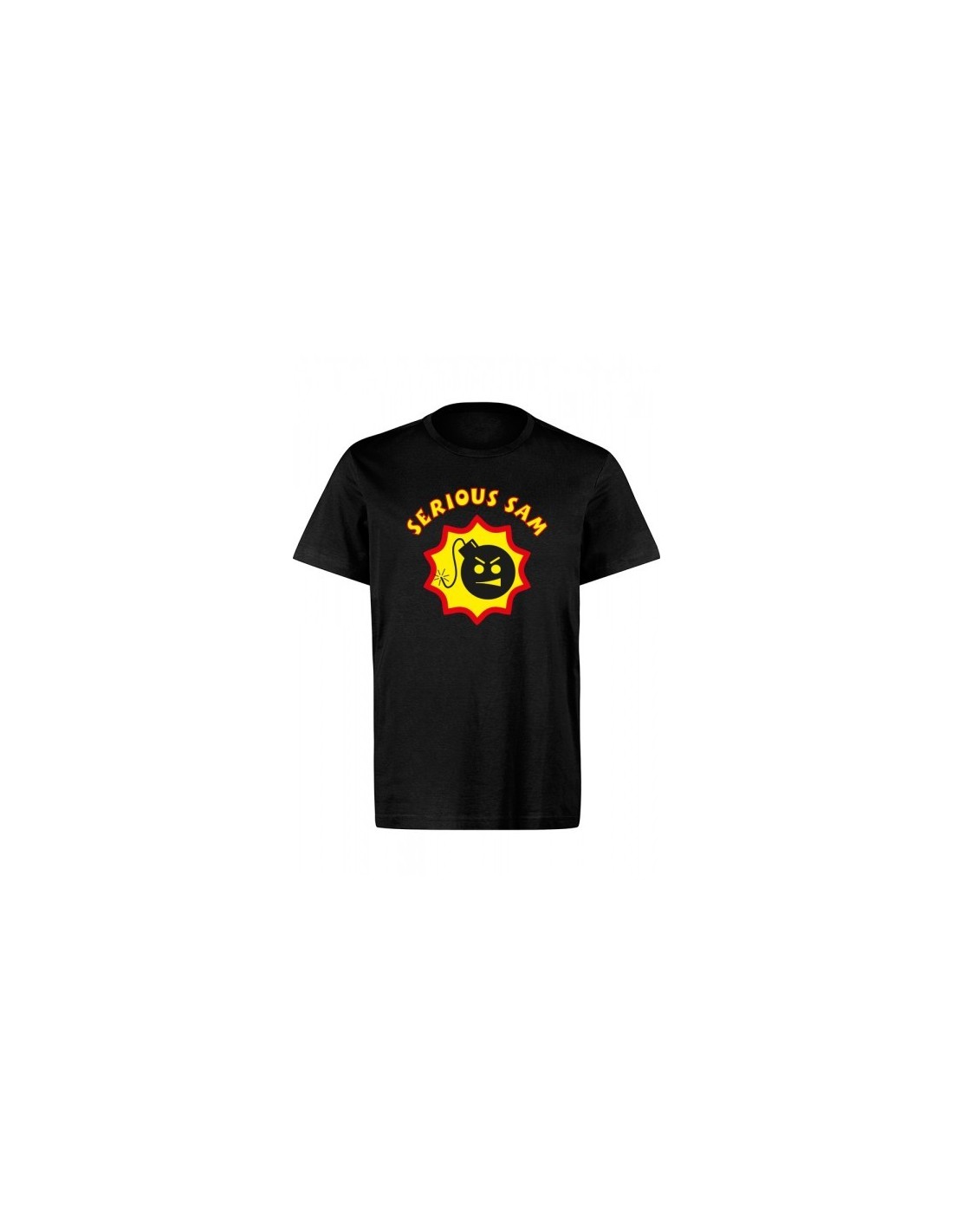 Camiseta Negra Sam Logo S