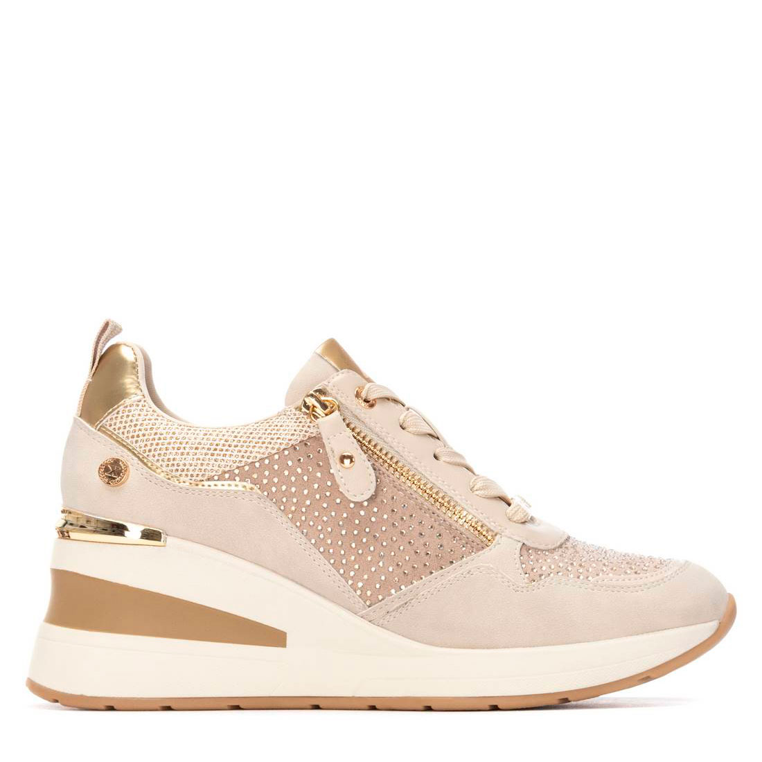 Xti Zapatillas Beige 144377-7 , para Mujer