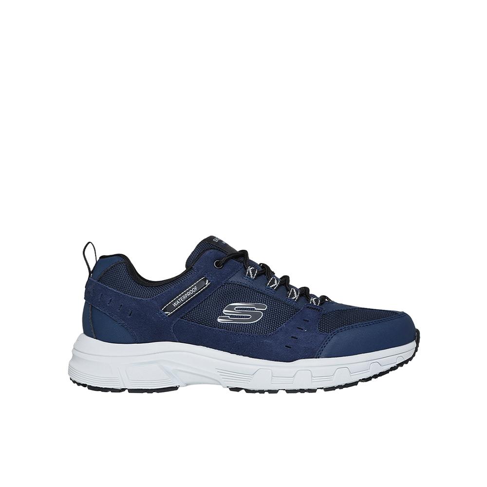 Skechers Oak Canyon - Rydell Zapatillas impermeables para hombre azules en sintético y ante 86970