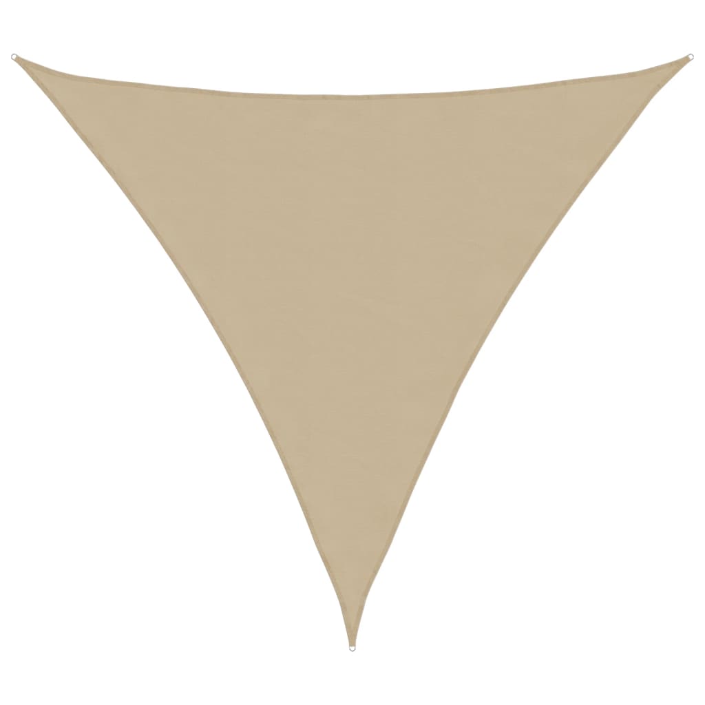 vidaXL Toldo de vela triangular tela Oxford 5x5x5 m Multicolor