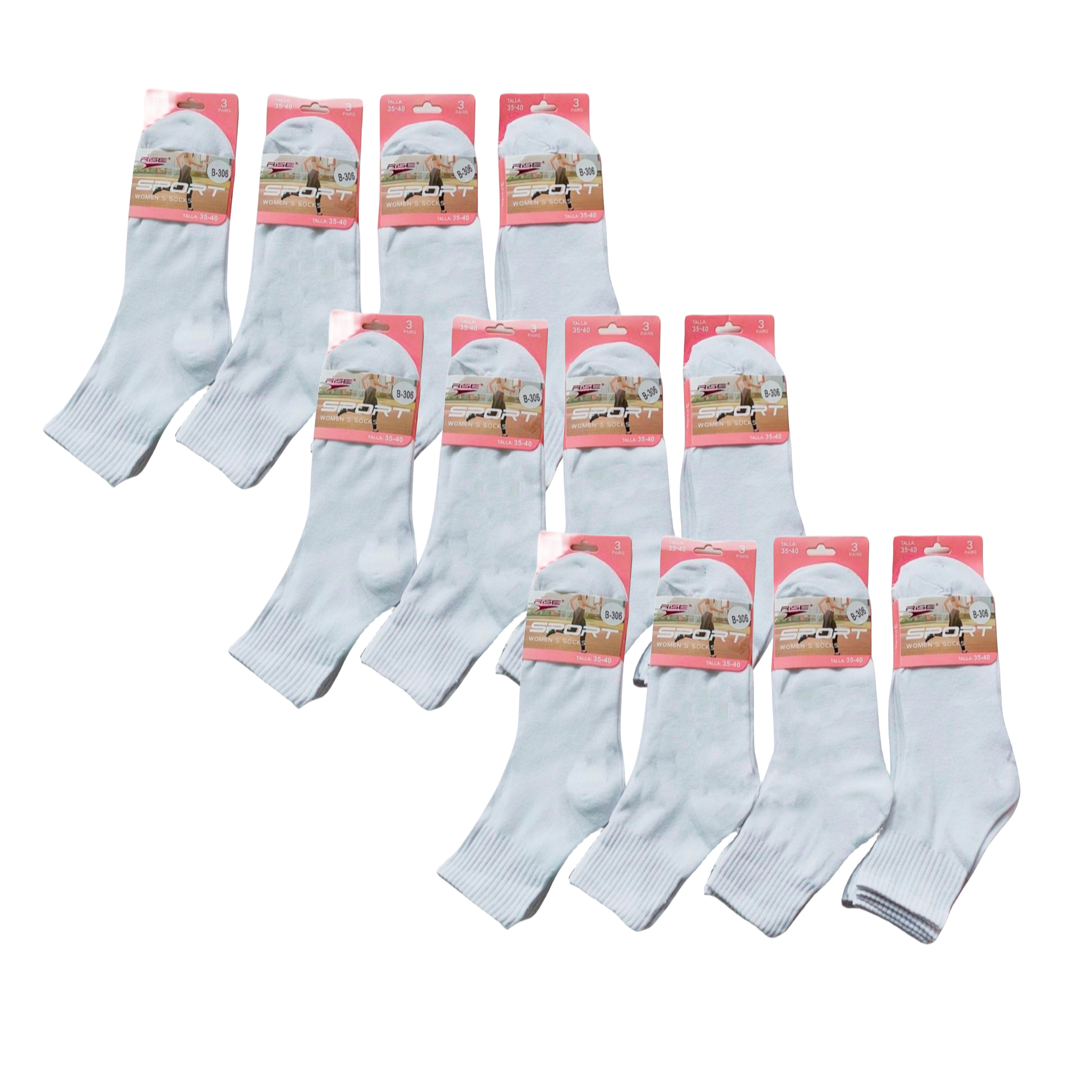 Set de 3 o 12 Calcetines 18 Estilos Diferentes De Calcetines Sneaker Longitud Media, Tamaño Universal: Hombres 40-46 o Mujeres 35-40, Transpirables y Cómodos para Hombre y Mujer Multicolor (Color Al Azar, No Se Puede Elegir)