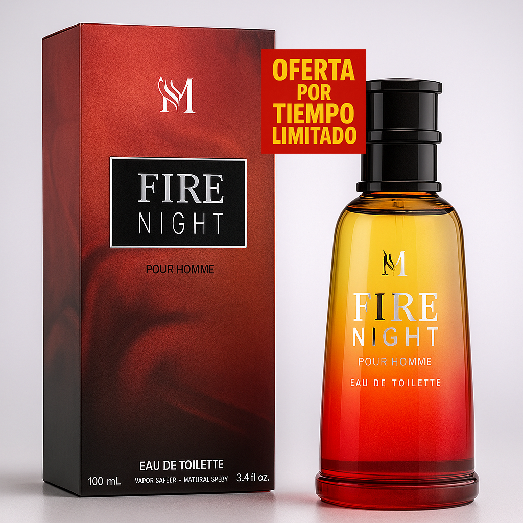 Fire Night Eau de Toilette para hombre 100ml Montage Brands Fragancia inspirada en otros perfumes Perfume masculino
