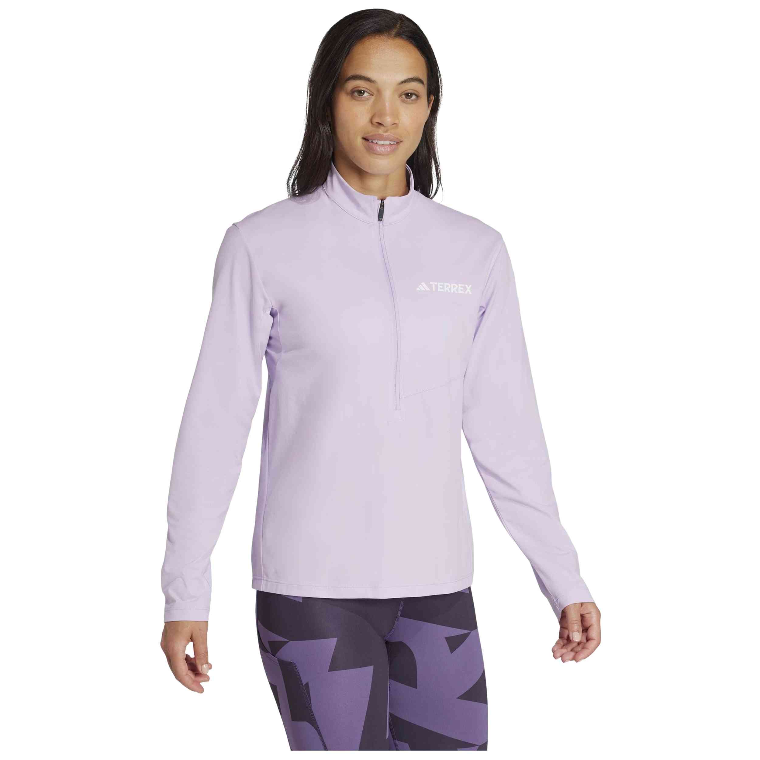 Camiseta De Manga Larga Adidas modelo JN3886 para Mujer en color Morado