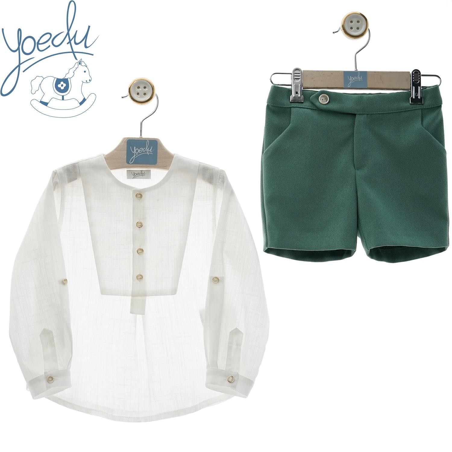 yoedu - Conjunto de ropa para bebé varón, ideal para recién nacidos y lactantes, cómodo y suave, diseño coordinado para uso diario