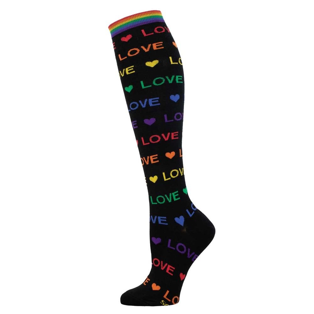 SOCKSMITH CALCETINES DE ALGODON CAÑA ALTA LOVE LOVE LOVE 36-41 CALCETINES
