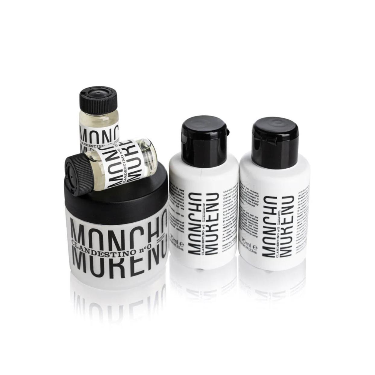 Moncho Moreno Tratamiento Clandestino kit Reparación Capilar Intensiva Todo tipo de cabellos