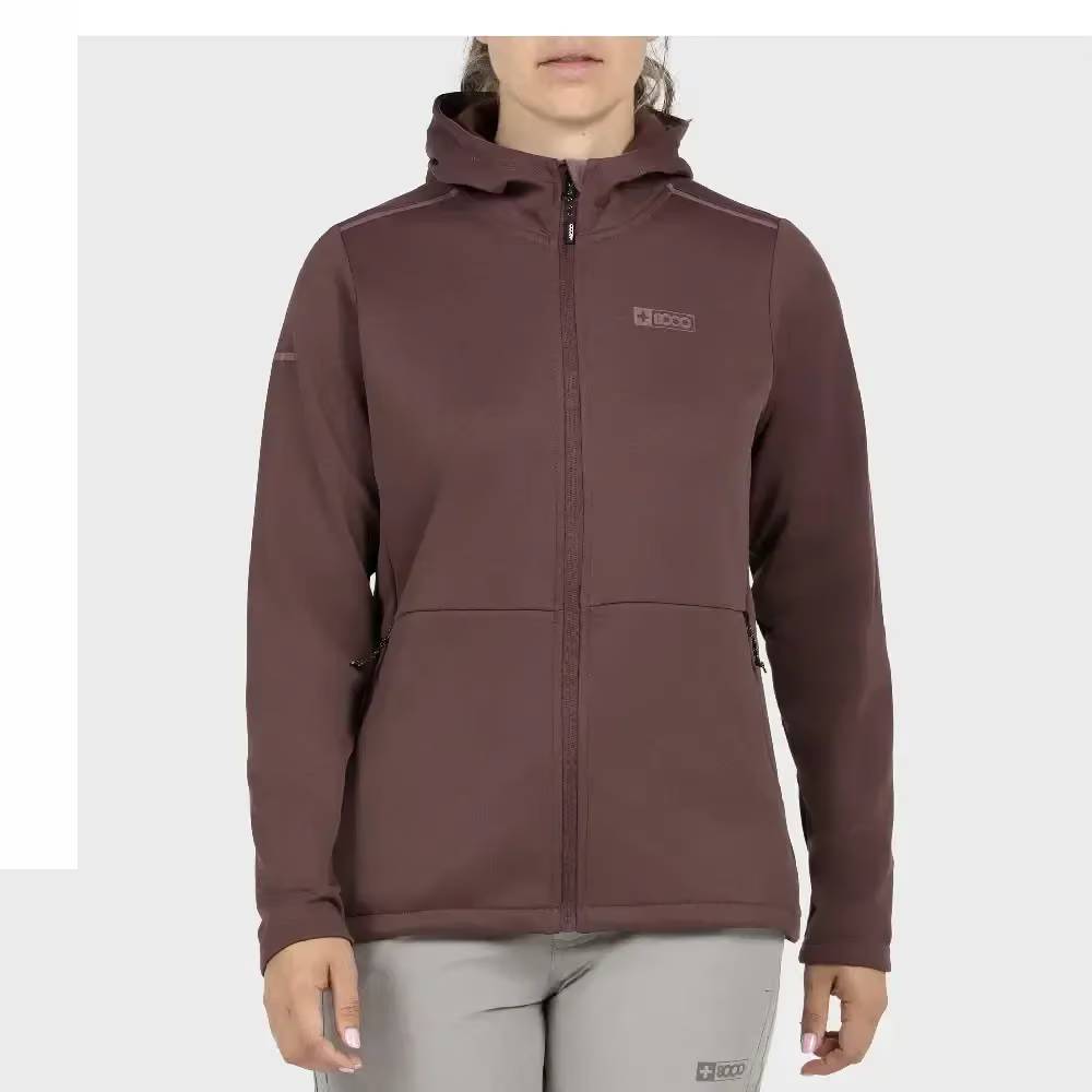 CHAQUETA +8000 MIRZAM MUJER CON GORRO | OUTDOOR MONTAÑA TEJIDO TÉCNICO
