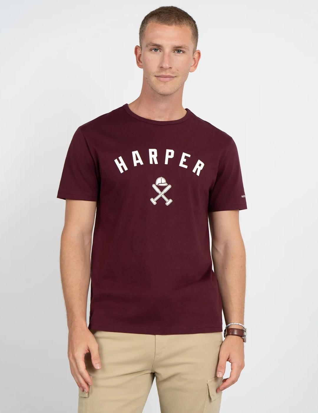 HARPER CAMISETA BURGUNDY NEW ENGLAND