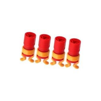 CA 4 piezas Clip de tornillo Soporte magnético para puntas Destornillador de plástico Destornillador Abrazadera de fijación de tornillo Clip de fijación de tornillo universal Equipo Tornillo