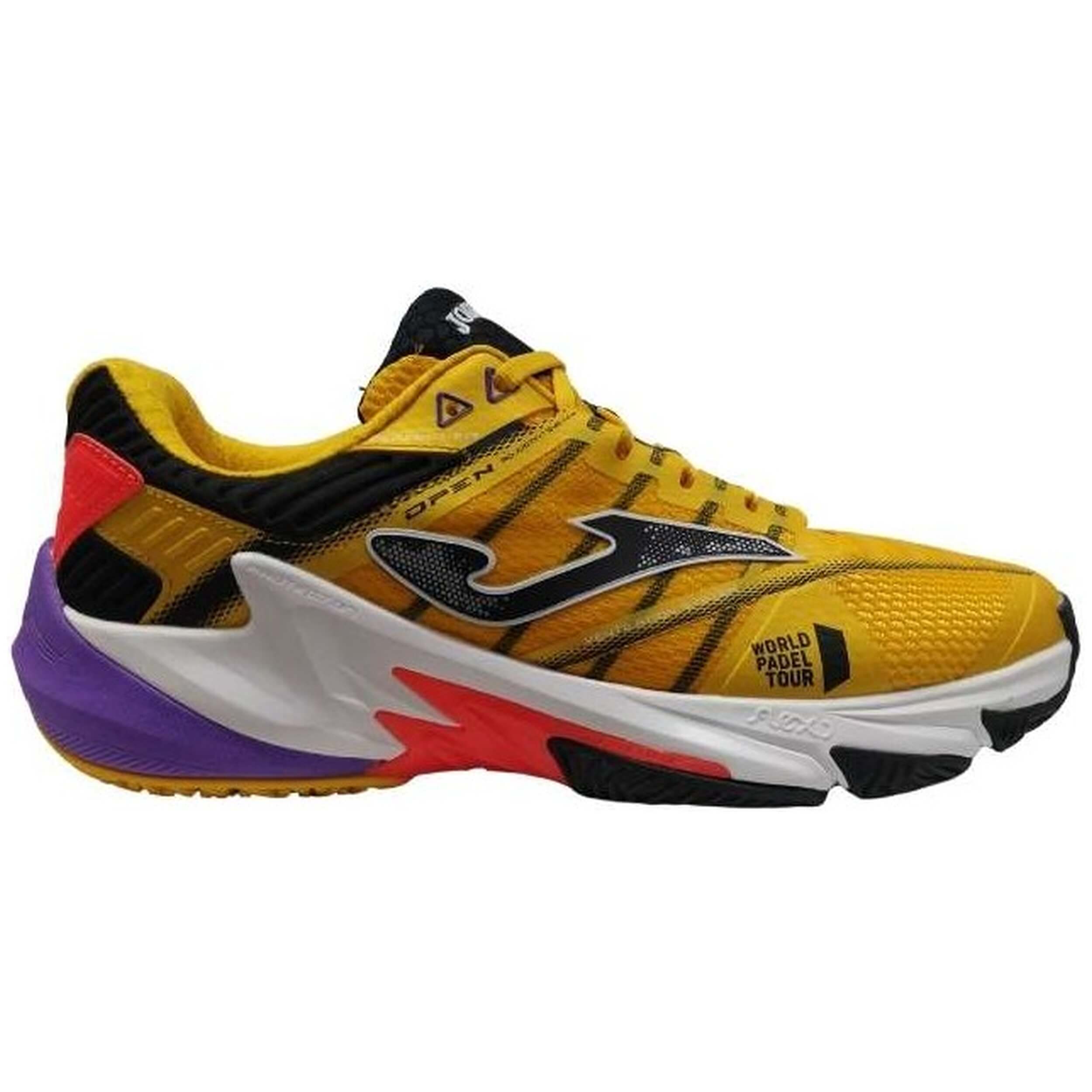 Zapatillas Joma modelo T.Open 2228 Naranja Saffron Morado