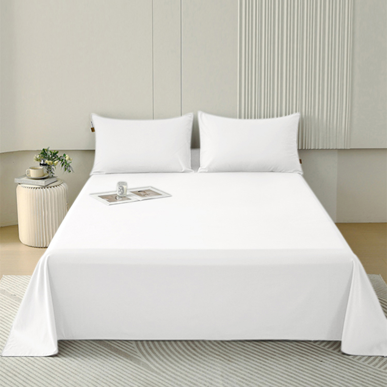 Sábanas premium verano , ropa de cama de 3 piezas, juego de cama de varios tamaños y colores (90/105/135/150/180/200) suave , liso, sin estampados, y sencilla,Sábana Antimanchas para Niños, no se descolora ni pierde brillo. Sábana matrimonial ,Secado Rápi
