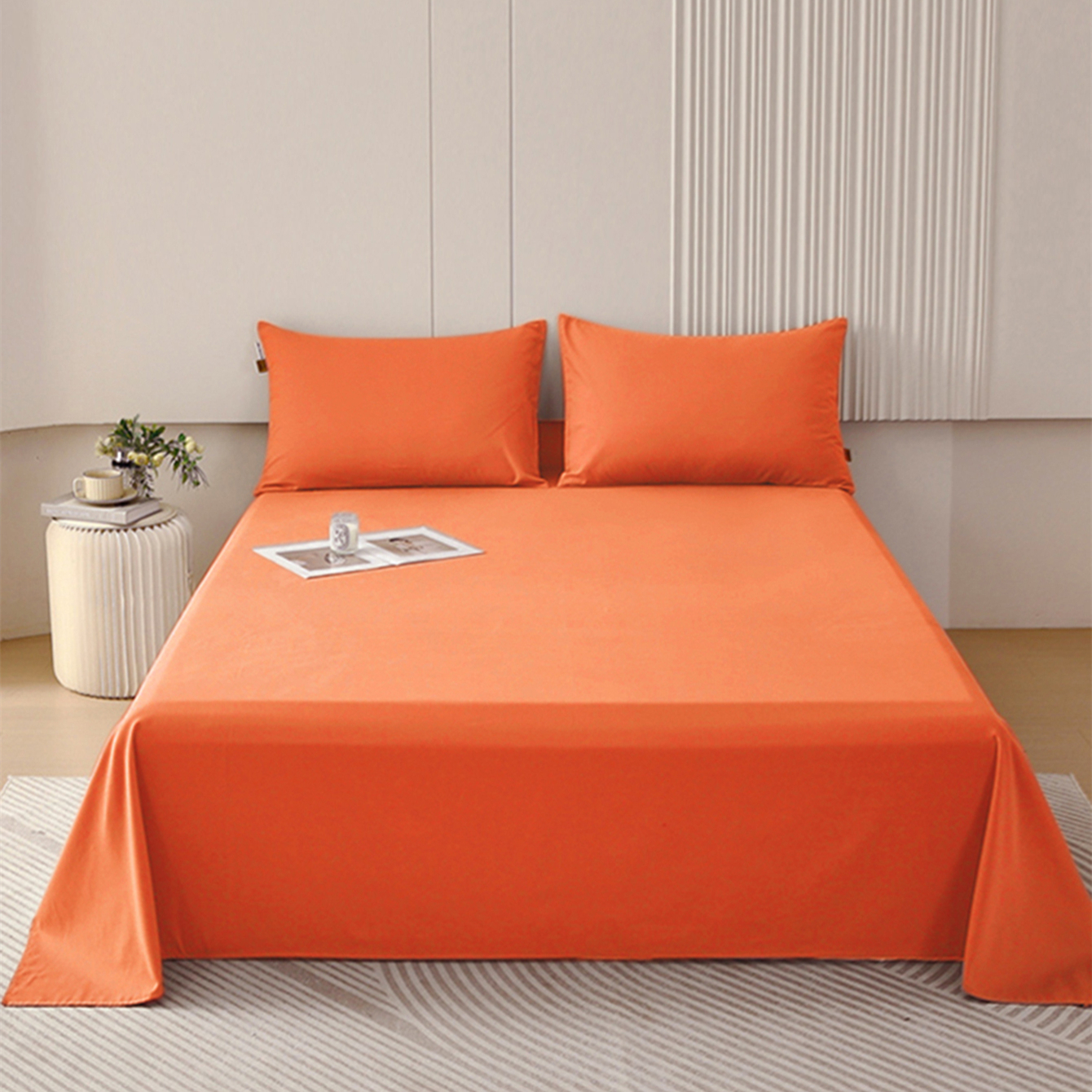 Sábanas premium verano , ropa de cama de 3 piezas, juego de cama de varios tamaños y colores (90/105/135/150/180/200) suave , liso, sin estampados, y sencilla,Sábana Antimanchas para Niños, no se descolora ni pierde brillo. Sábana matrimonial ,Secado Rápi
