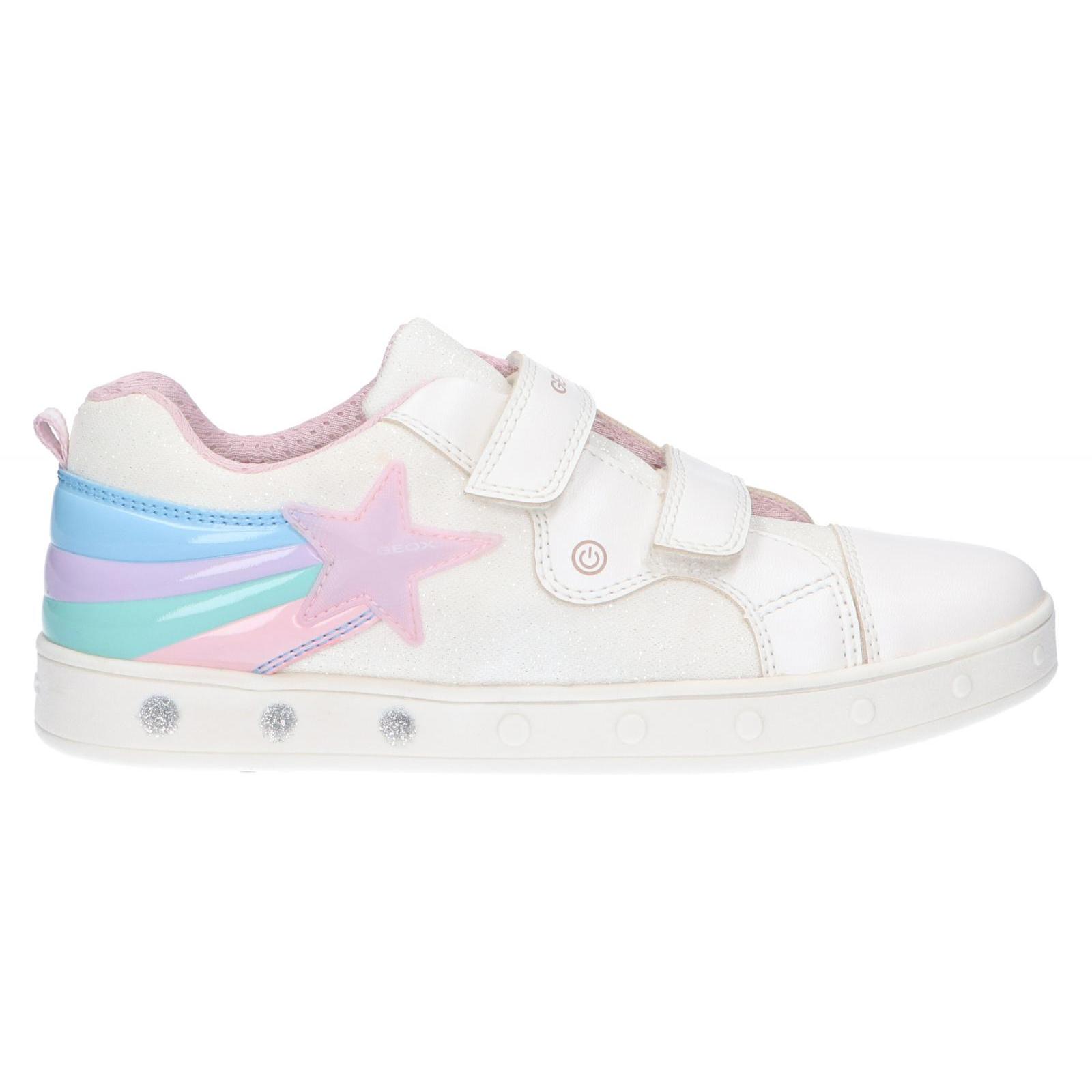 Geox j028wc 0asaj j skyl c1000 white girl's sneakers
