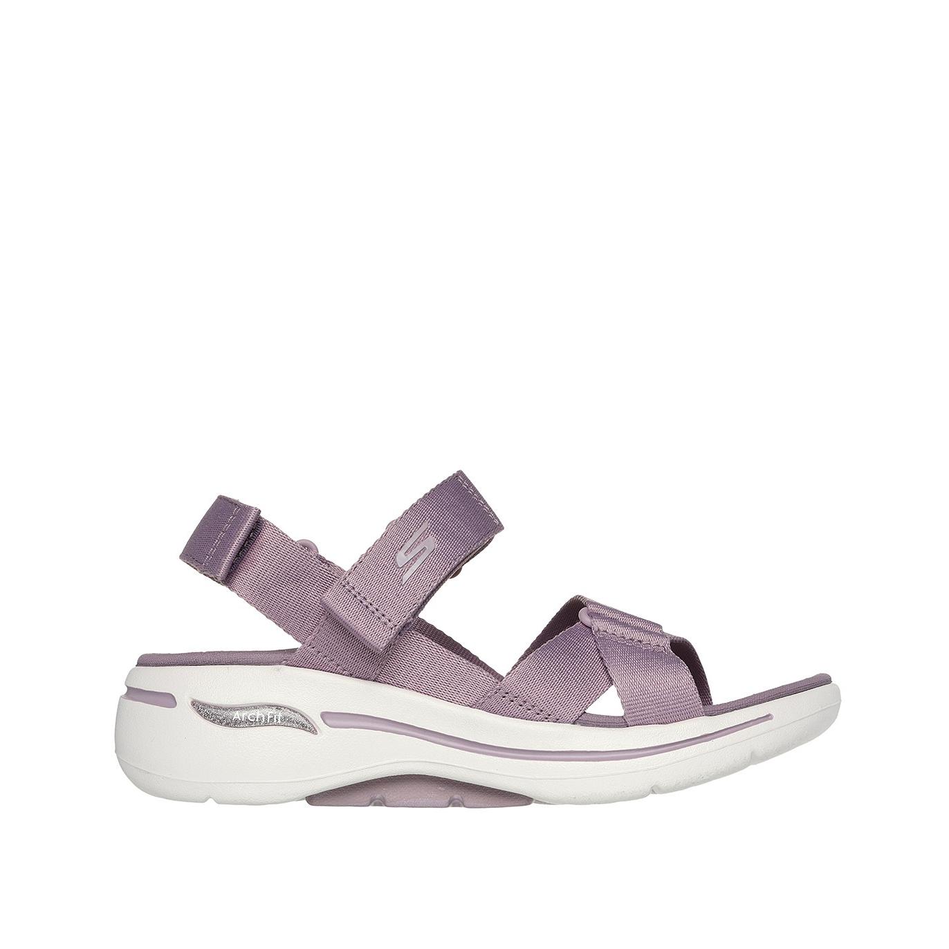 SANDALIAS MORADO SKECHERS GO WALK ARCH FIT SANDAL-ATRACT 140808