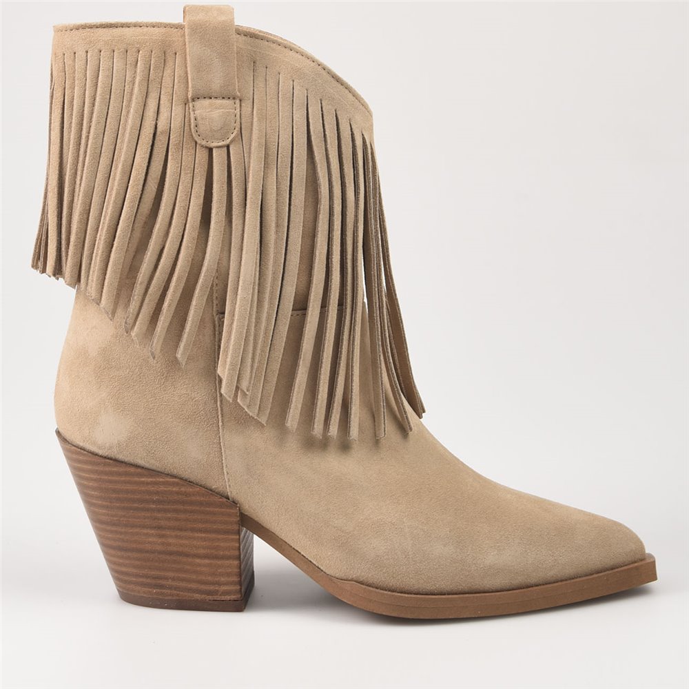 Elegantes botines para mujer fabricadas en piel Alpe Vermont 50261108 Arena - Color - Beige, Talla - 37