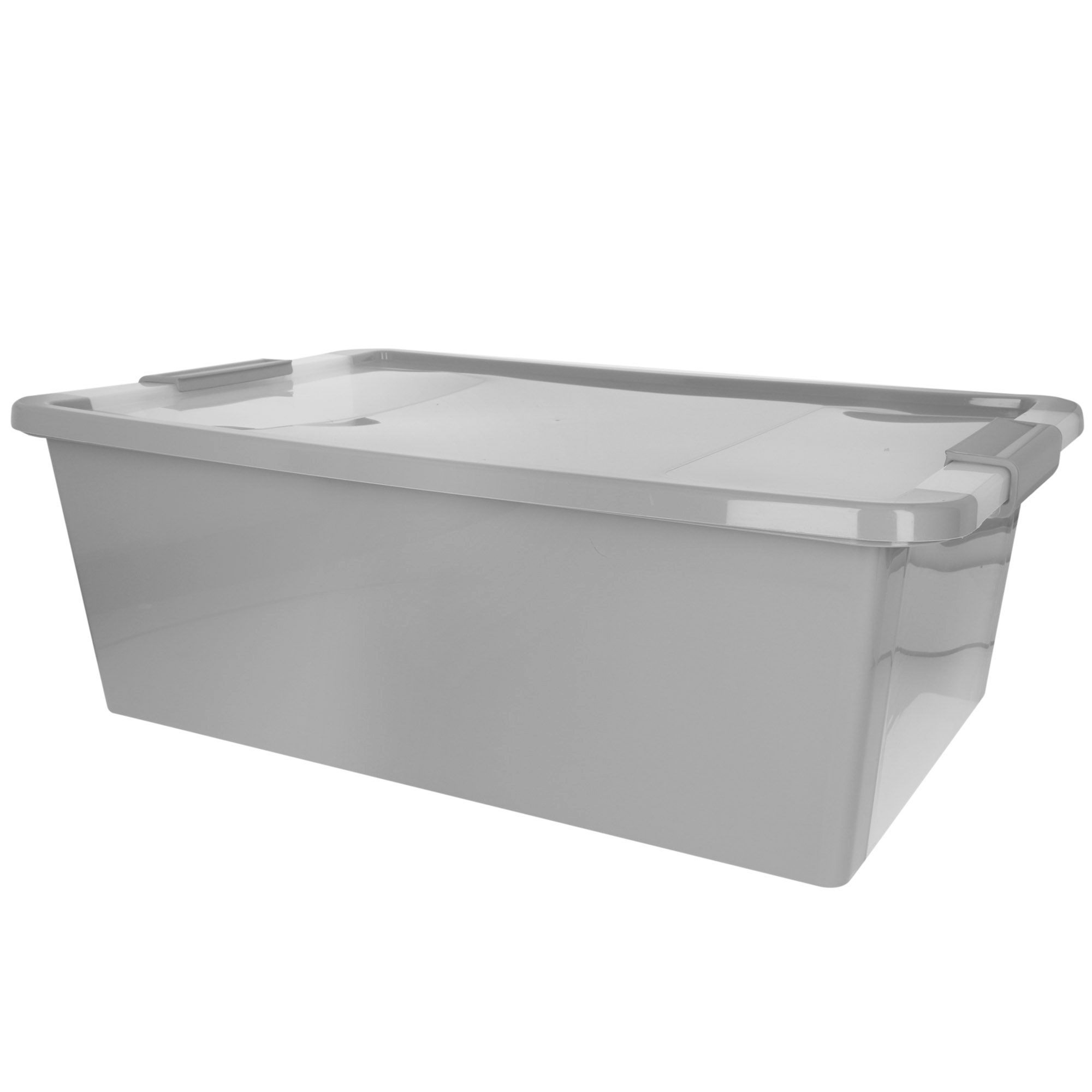 Curver Caja de almacenaje con tapa Bi-Box 26L gris