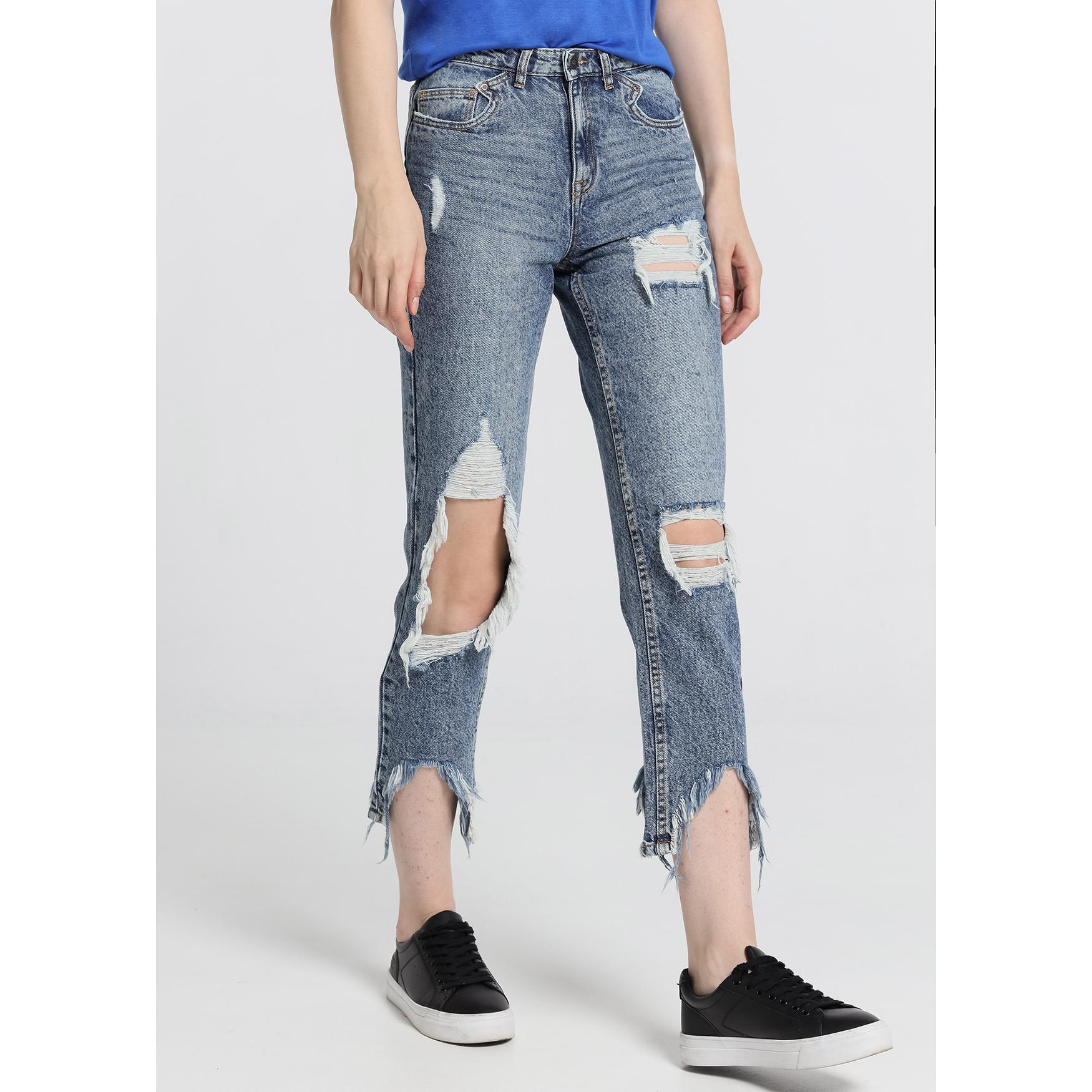 CIMARRON - CAROLE-ALLURE JEANS Caja Media Mom - Tallaje en Pulgadas- Tallaje en Pulgadas