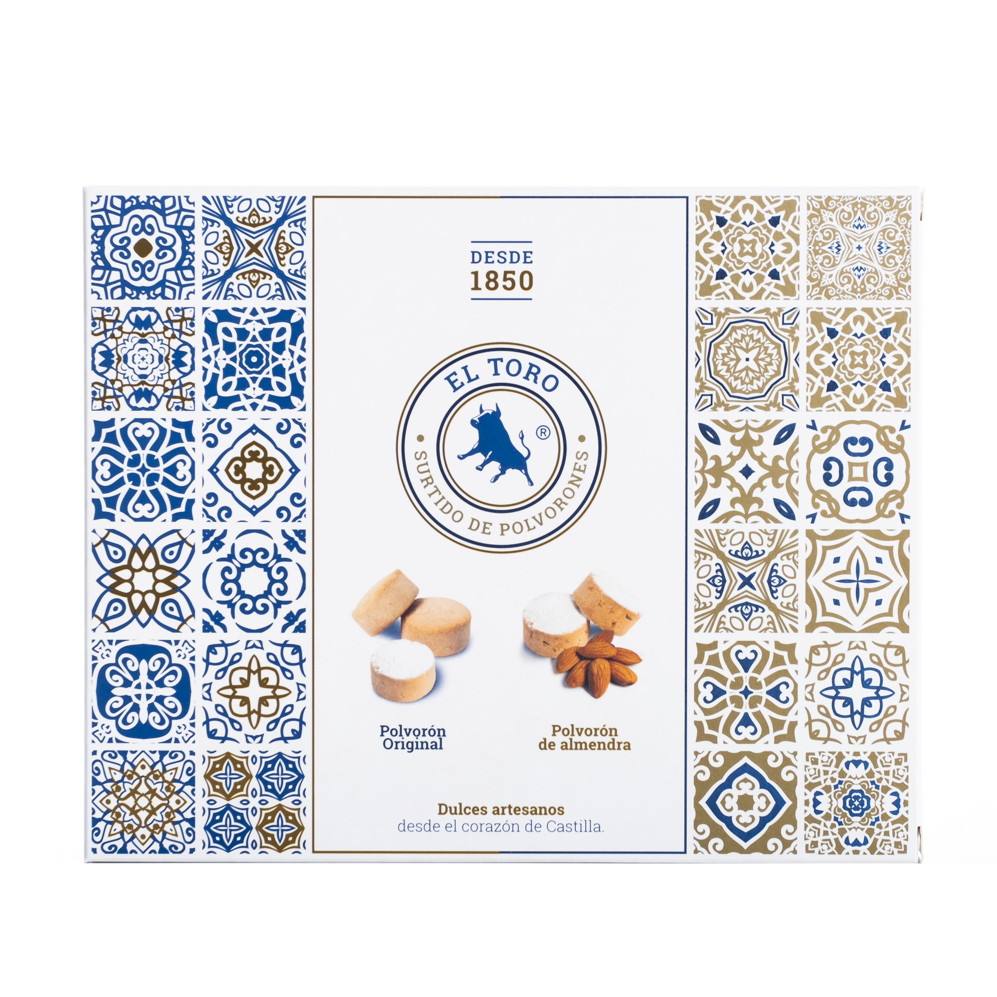 El Toro - Surtido de Polvorones Almendra y Original - Valladolid (Tordesillas) - elaborados con almendras y harina