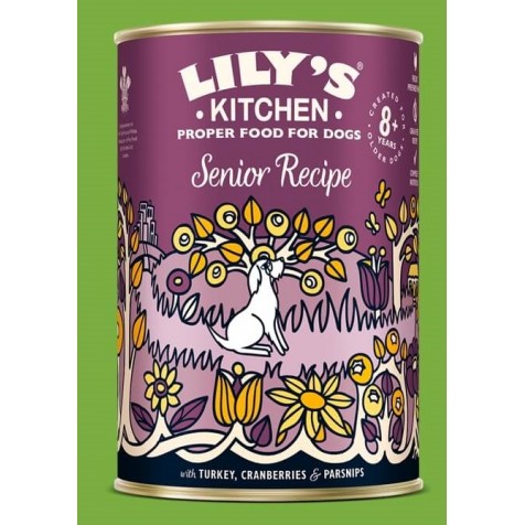 Lily's Kitchen Senior Pavo Lata Para Perros 400 Gr