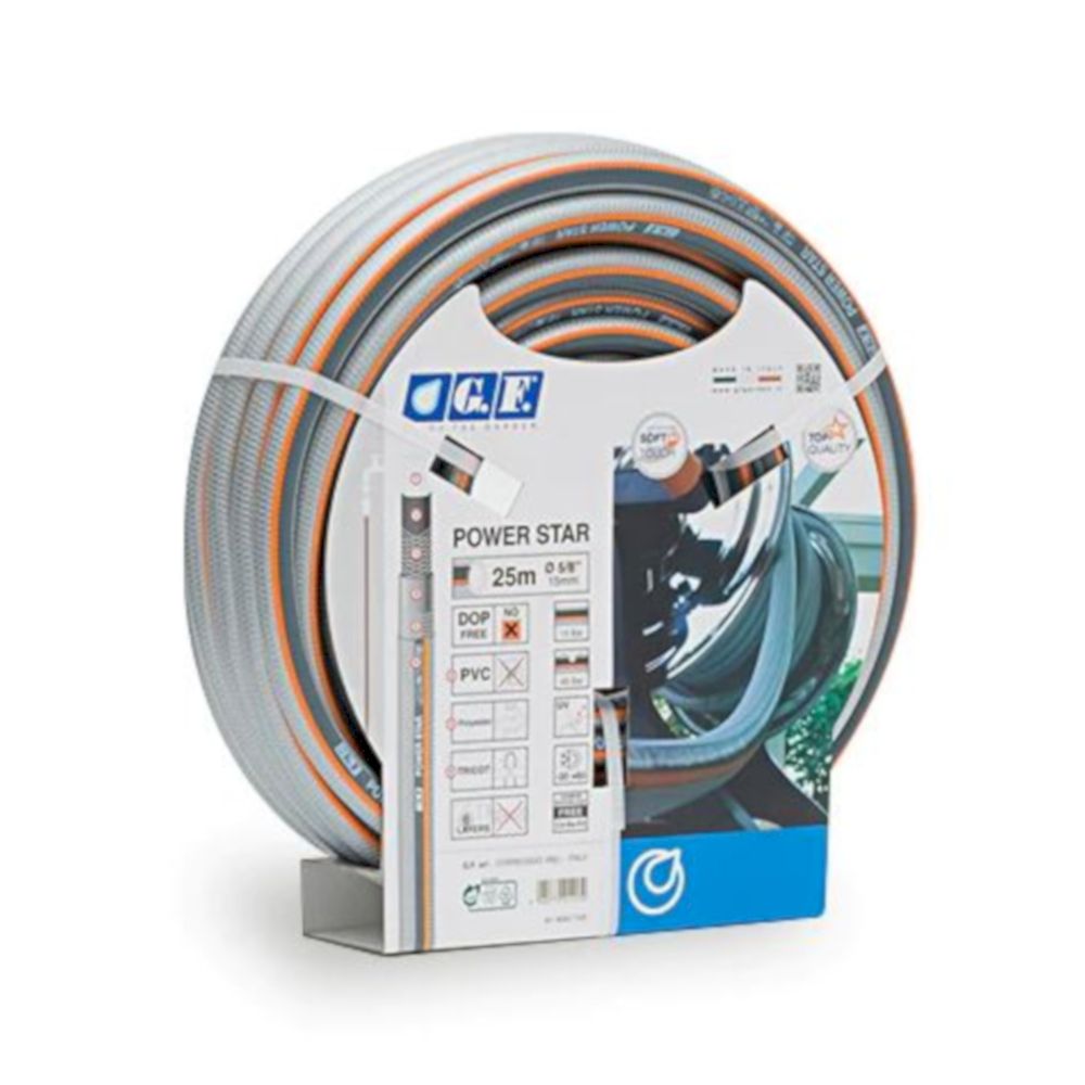 GF Manguera Power Star 3/4" (Ø19mm). Rollo 25m. GF80007016 GF Garden