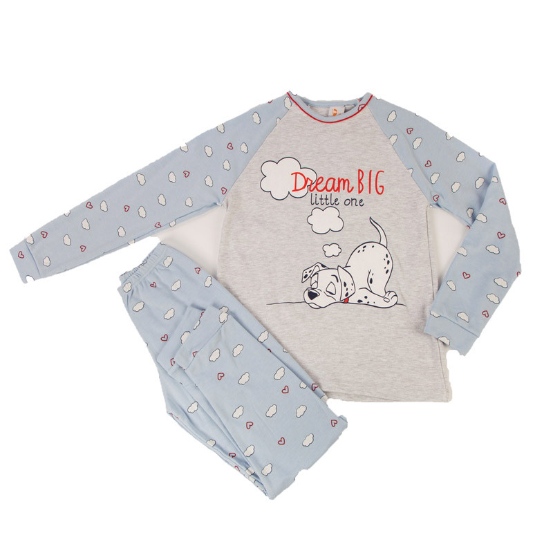 RUFINO DÍAZ Pijama Invierno  Algodón Niña Dog - Tacto suave y agradable