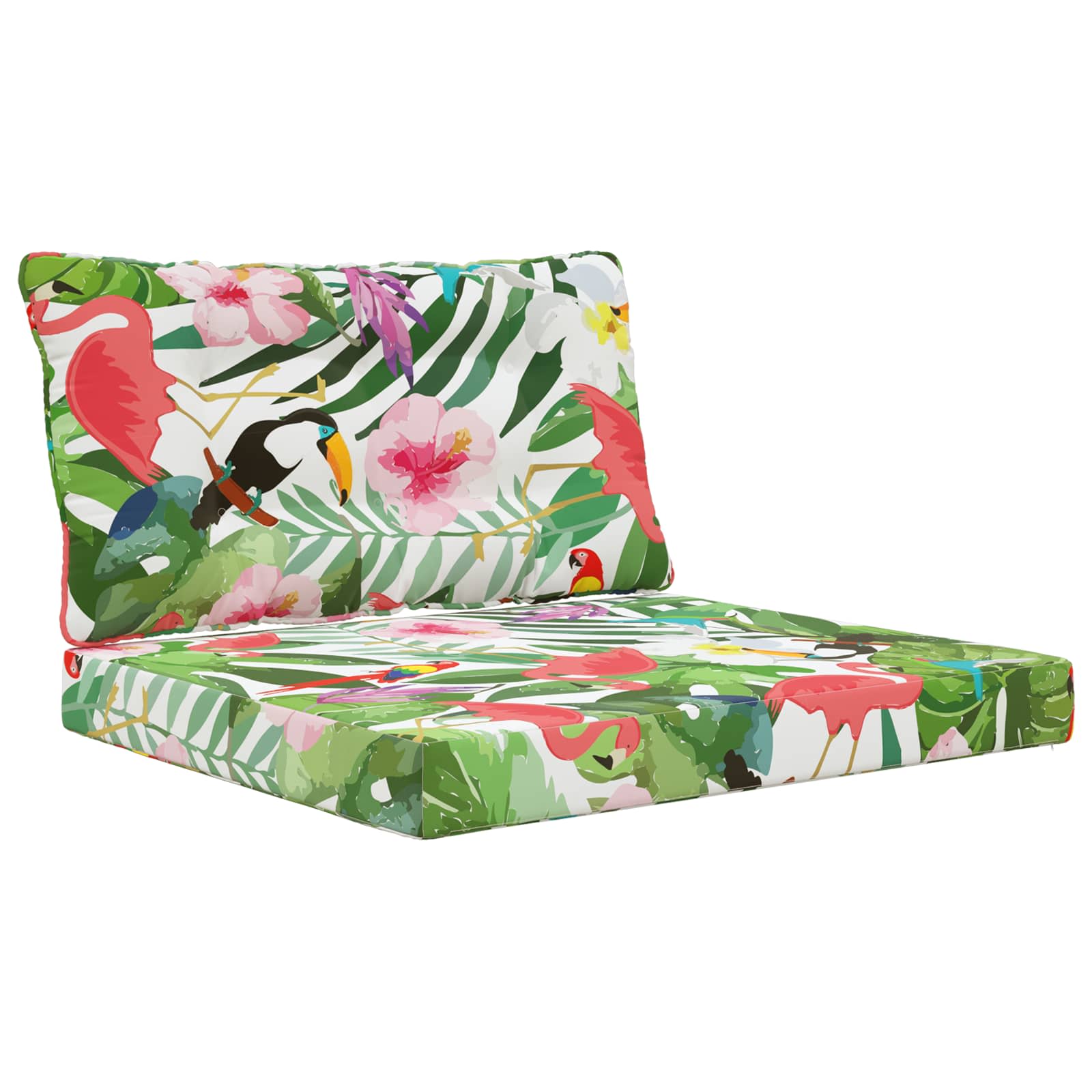 vidaXL Cojín para sofá de exterior Poliéster 80 x 68,5 cm Multicolor