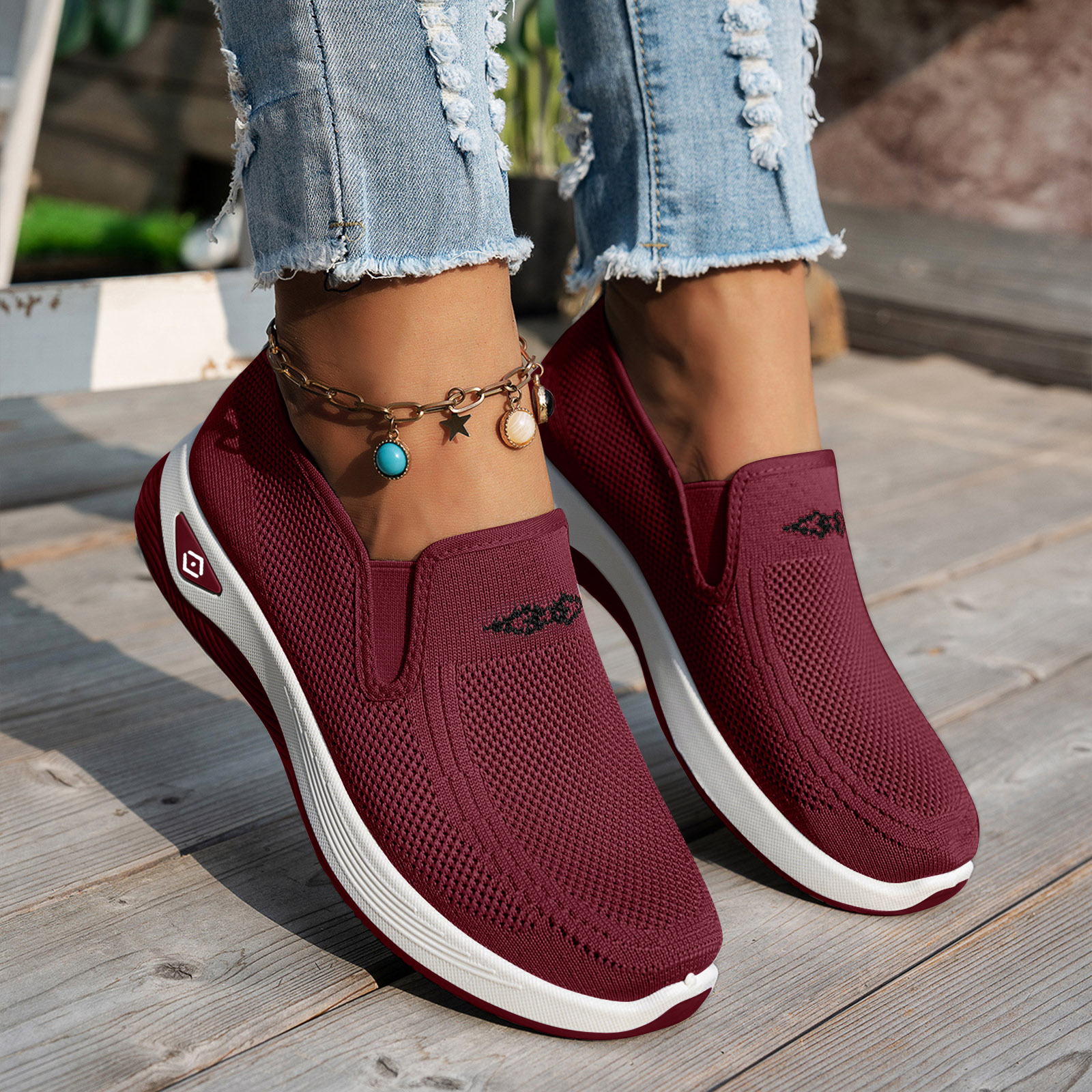 TK Zapatos Deportivos Casuales Para Mujer Antideslizantes Ligeros Y Transpirables Zapatillas Para Correr Y Caminar Al Aire Libre