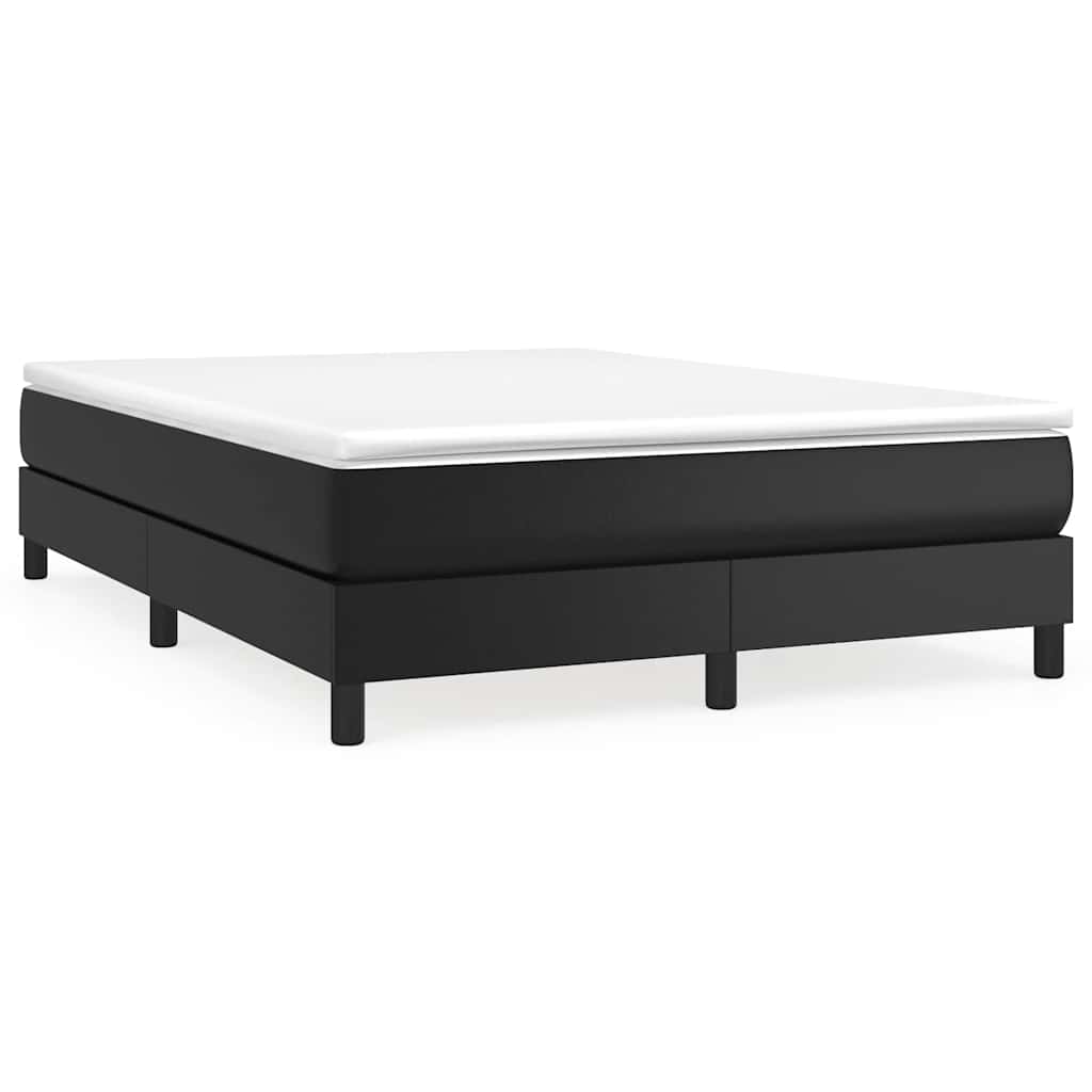 vidaXL Estructura de cama con somier cuero sintético 140x190 cm Multicolor