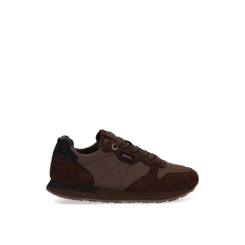 Zapatillas Casual Mustang - Hombre - Suela Plana - Modelo 84890 - Color Café