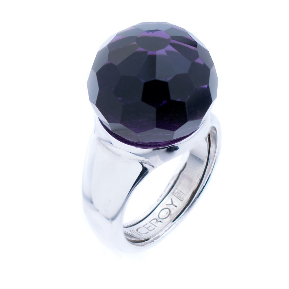 Anillo Viceroy Mujer 1030A020-57 Plata de Ley | Talla 13 | Ajustable