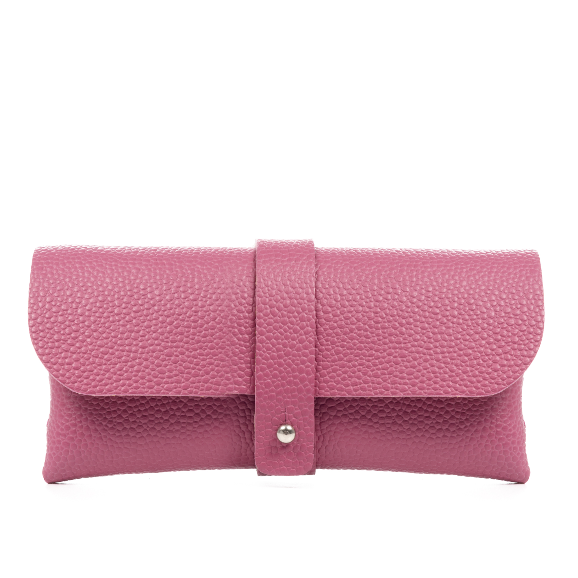 FIRENZE ARTEGIANI Argelato mini bolso de mano / cartera mujer. Piel auténtica Dollaro. Fabricado en Italia 16x4x8 Cm.