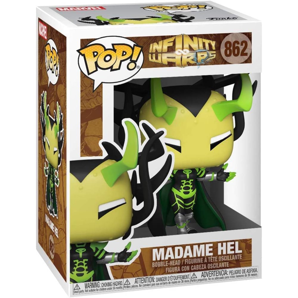 FUNKO POP Madame Hel Infinity Warps figura Marvel Comics Heroes original vinilo 9,5 cm