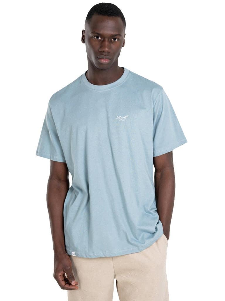 Camiseta Reell Staple Logo T-Shirt Blue Map RE3328