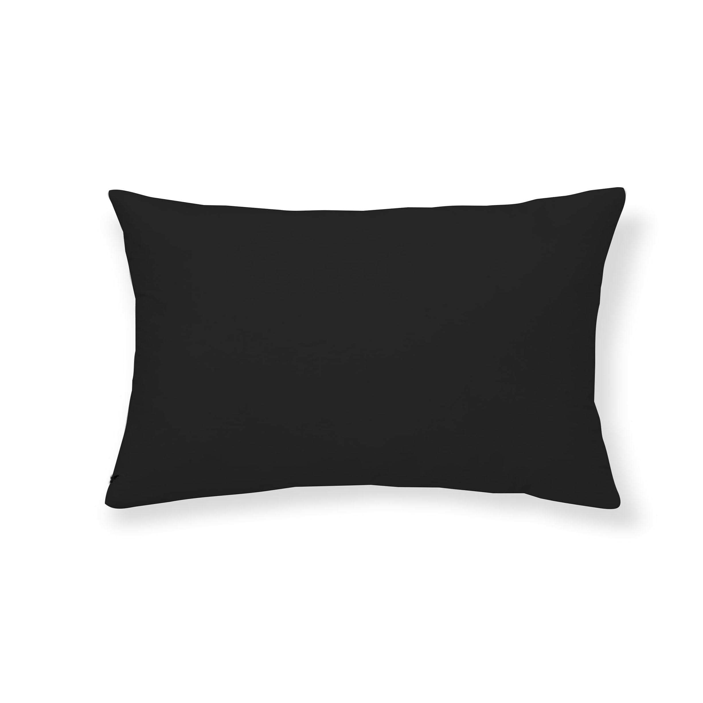 NORDIC HOME Pack 2 Fundas de Cojín Decorativas Liso Negro