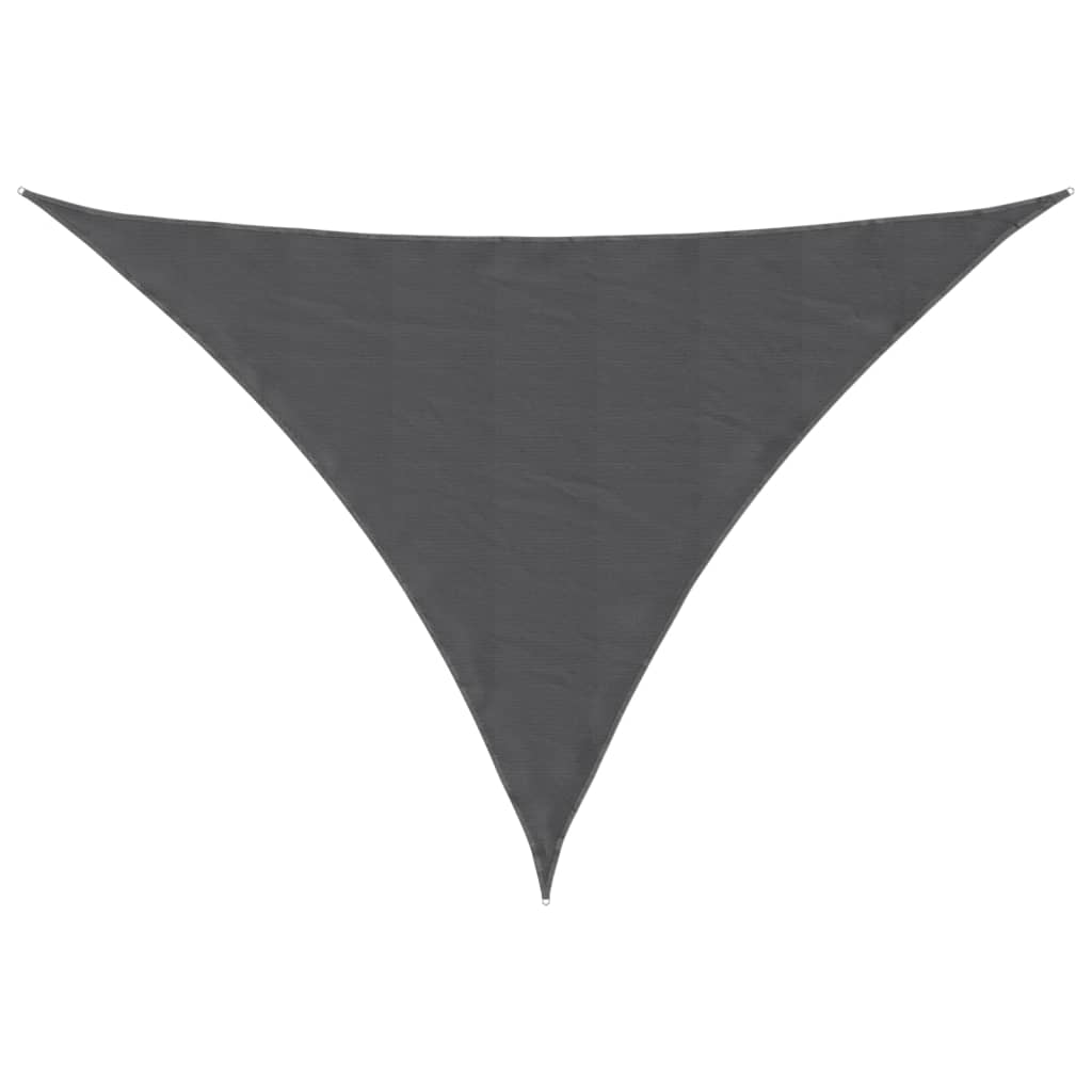 vidaXL Toldo de vela triangular tela Oxford 3x4x5 m Multicolor