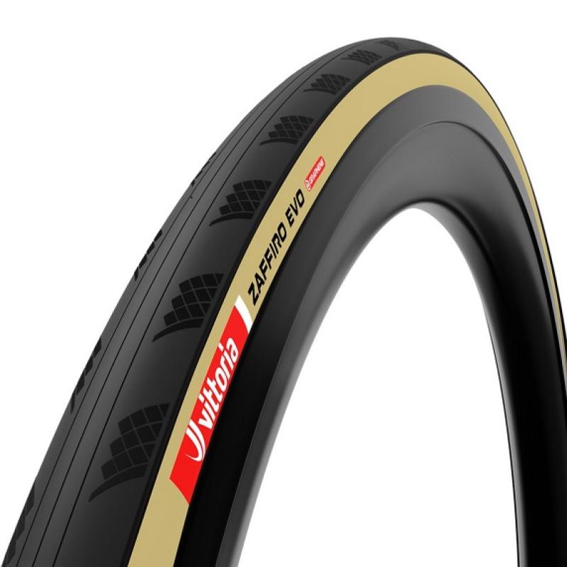 VITTORIA | Cubierta De Carretera Zaffiro Evo -crema Negro - La nuevas cubiertas Zaffiro de Vittoria llegan con una combinación equilibrada de durabilidad, agarre y eficiencia, pensadas para el