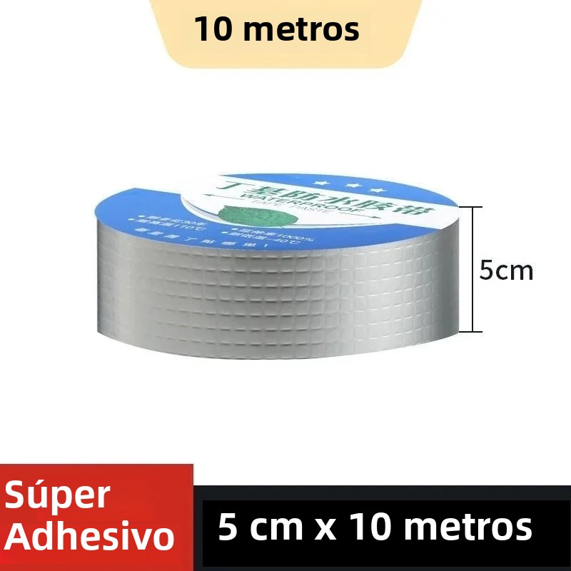 Cinta Adhesiva Impermeable Autoadhesiva Butil Para Reparación De Techo Sellador Adhesivo Para Tubos De Jardín Detener Fugas En Tubos De Aire Acondicionado Y Ductos MOV