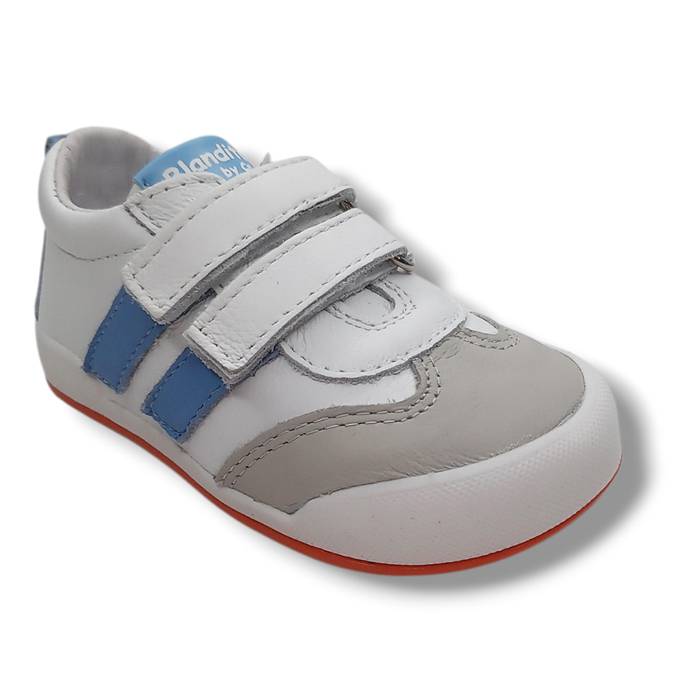 Blanditos by Crio's Deportivas Niño Crios BOLONIA AZSTOCK BLANCO calzado niños Respetuoso Blanditos Winter ROYALE CORDONETS