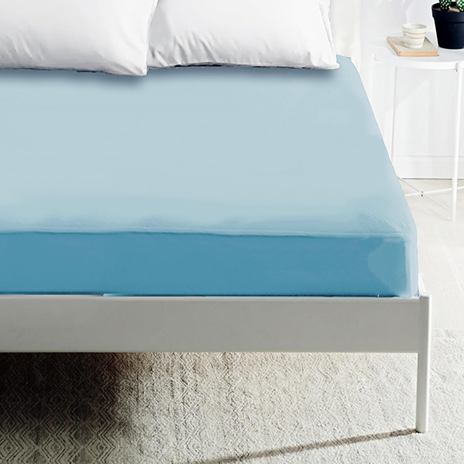 Sabanas Bajeras Ajustable para Cama 90/105/135/160/180cm, Sábana Bajera para colchón de hasta 30cm de Alto, Bolsillo Profundo - Microfibra de Poliéster,Tacto Suave y Cómodo.
