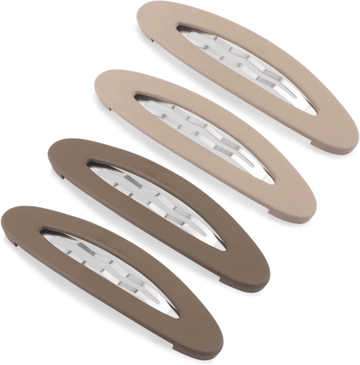 Snap haarclips voor vrouwen - Matte snapclips voor haar - 4 stuks